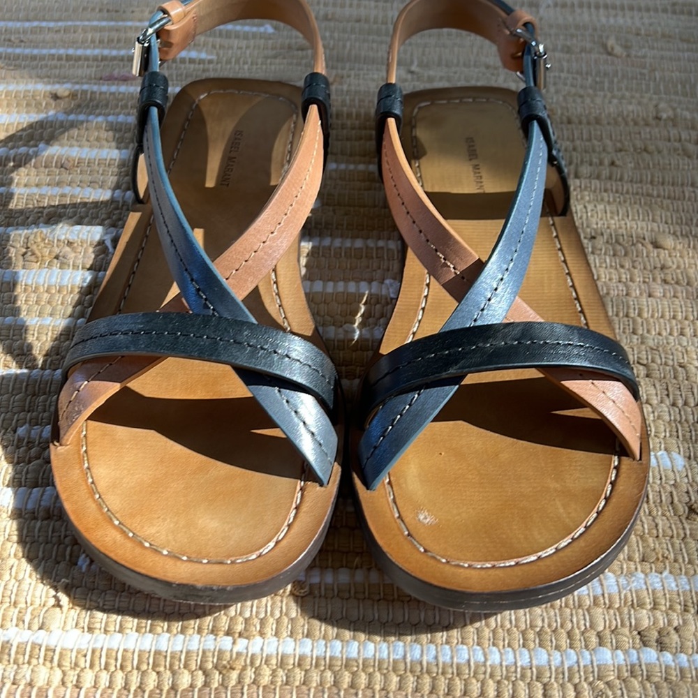 Isabel Marant simple Cuio Sandals size 37 - Picture 2 of 5